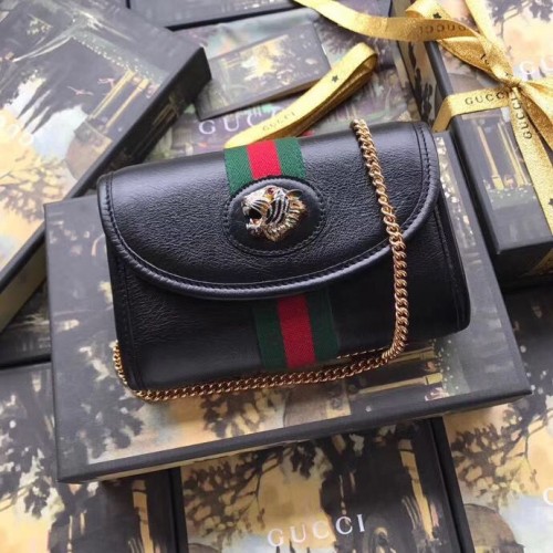 Mini torebka Gucci Rajah 573797 Czarna
