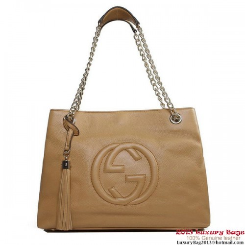 Torba Gucci Soho Medium Tote Bag 308982 Apricot