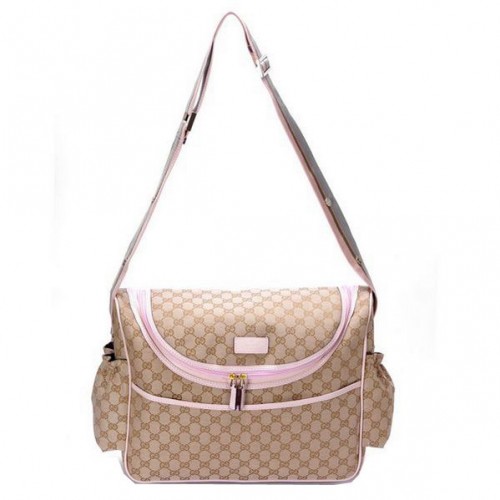 Torby na pieluchy damskie Gucci Lifestyle 123326 różowe