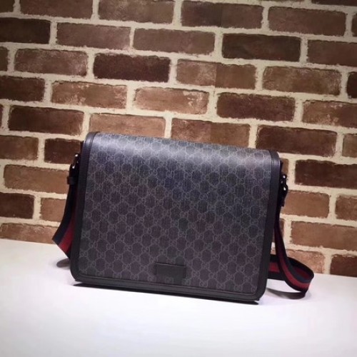 Gucci Original GG Canvas Messenger Bag 475432 Czarny
