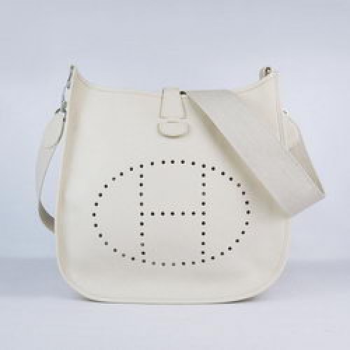 Torba listonoszka Hermes Evelyne 6309 beżowa