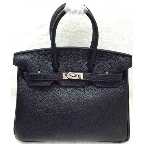 Torba typu tote Hermes Birkin 25CM, oryginalna, skórzana, H25T, czarna