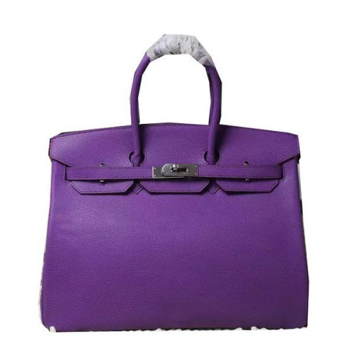 Hermes Birkin 35CM 30CM Torba typu tote ze skóry jaszczurki H35H30 Violet