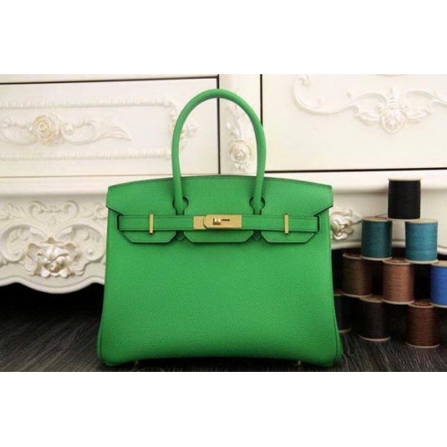 Hermes Birkin 35CM 30CM Torba typu tote, oryginalna skóra HB35O, zielona