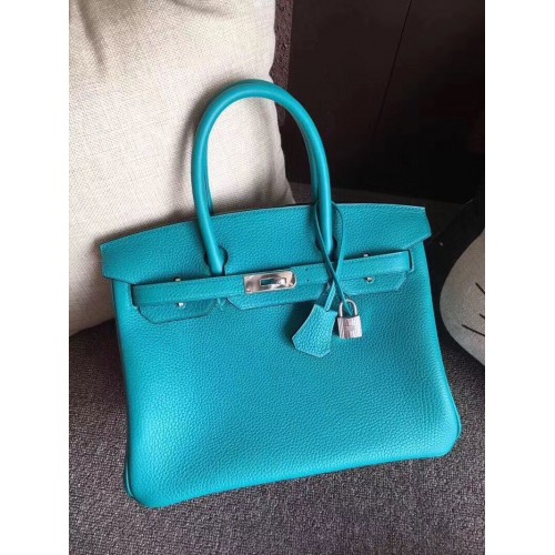Hermes Birkin 35CM 30CM Torba typu tote, oryginalna skóra HB35O, zielona