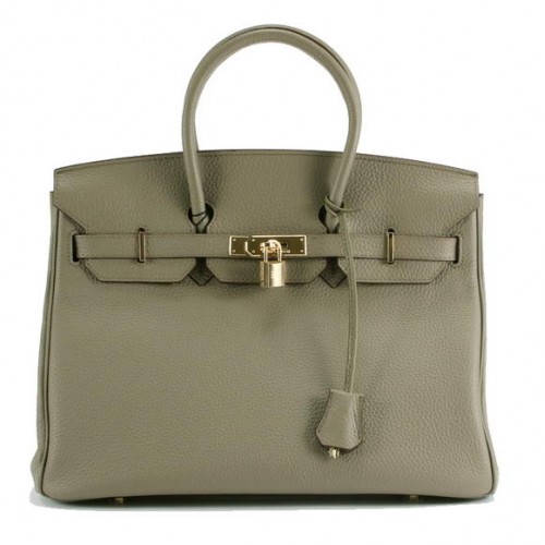 Torebka Hermes Birkin 35CM Togo Leather 6089 Dark Grey Golden
