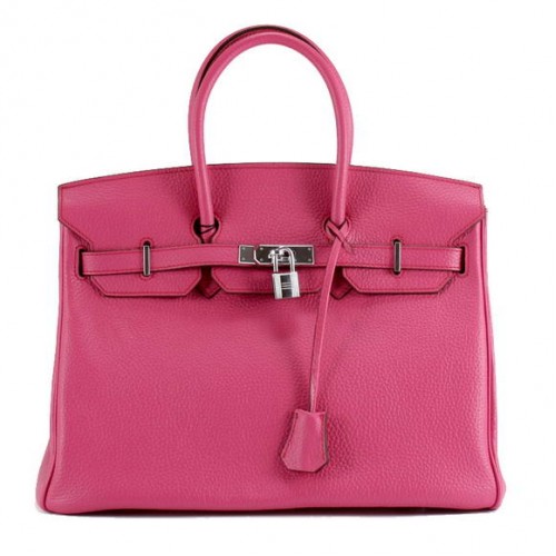 Torebka Hermes Birkin 35CM Togo Leather 6089 Rose Silver