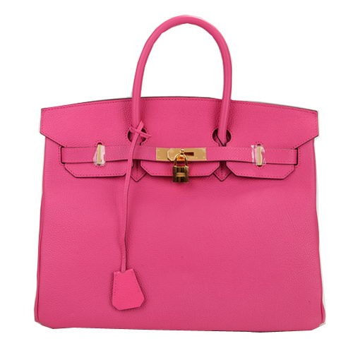 Torba typu tote Hermes Birkin 35CM Peach Original Leather H35 Gold