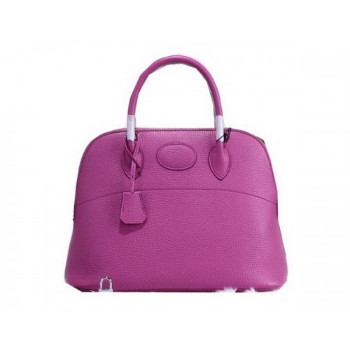 Torba typu tote Hermes Bolide 31CM ze skóry cielęcej H509083 Lavender