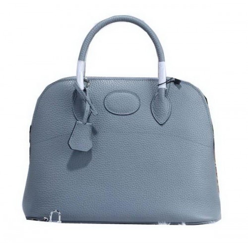 Torba typu tote Hermes Bolide 31CM ze skóry cielęcej H509083 SkyBlue