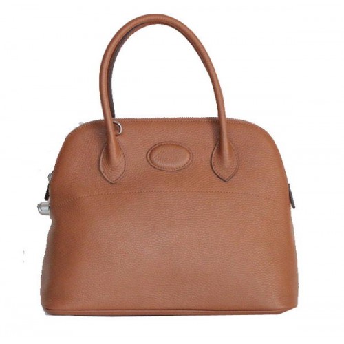 Hermes Bolide 37CM Skórzana torba typu tote H509084 Wheat