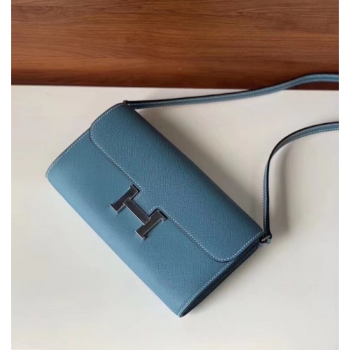 Hermes Constance to go mini Bag H4088 niebieski