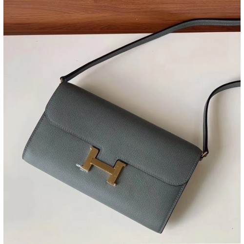 Hermes Constance to go mini Torebka H4088 ciemnoszara
