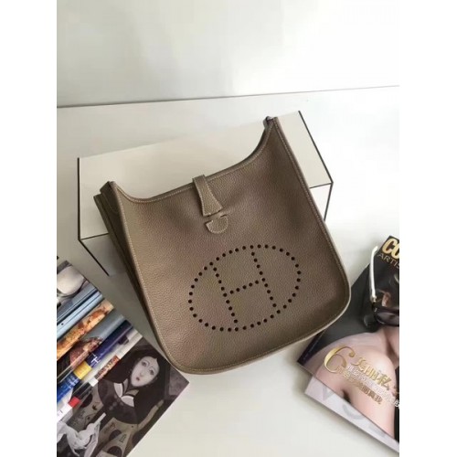 Torba listonoszka Hermes Evelyne 30 cm E3301 Szara