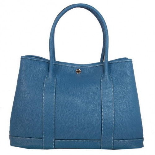 Hermes Garden Party 36CM Torebka Clemence Blue