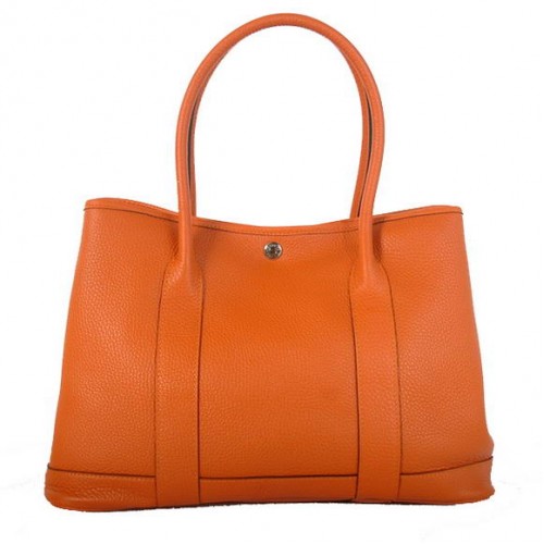 Hermes Garden Party 36CM Torba Clemence Orange