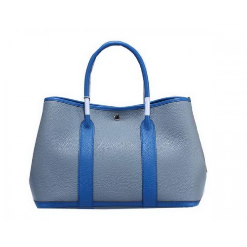 Torba Hermes Garden Party 36 cm, skóra licowa, SkyBlue&Blue