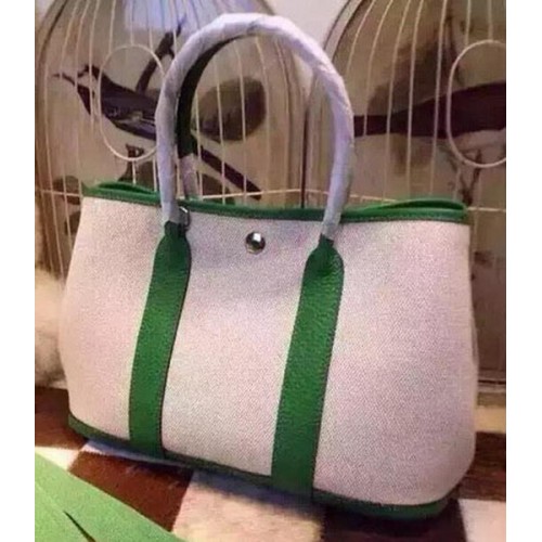 Hermes Garden Party 36cm Torby płócienne HGP1927 Green