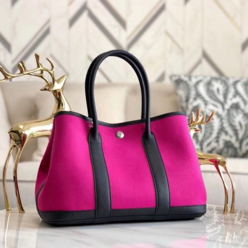 Hermes Garden Party 36cm Torba typu tote, oryginalna skóra, A3698, różowa