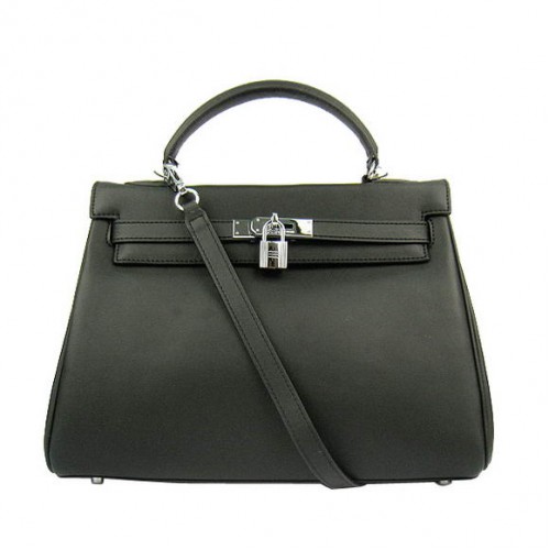 Torebka Hermes Kelly 32cm Togo Leather 6108 Black Silver
