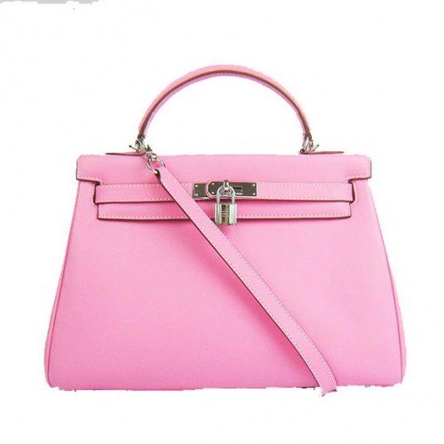 Hermes Kelly 32cm Togo Leather 6108 Pink Silver