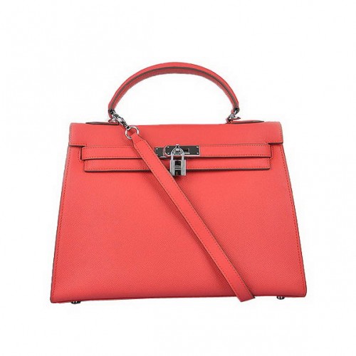 Hermes Kelly 32cm Togo Leather Light Red
