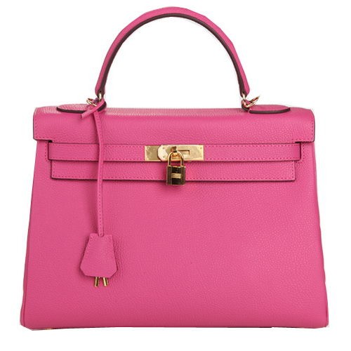 Hermes Kelly 32cm Torba na ramię Rose Original Leather K32 Gold