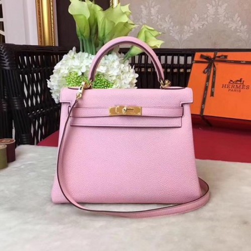 Hermes Kelly 32cm Torba na ramię TOGO Skóra KY32 Różowa