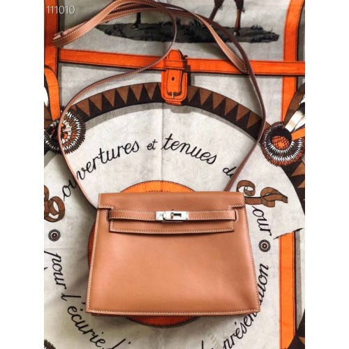 Hermes Kelly Danse Original Leather 22CM KL22 Brown