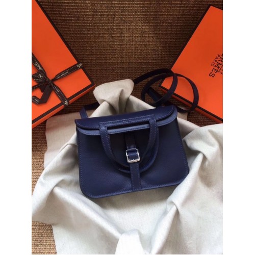 Hermes Original Halzan mini bag H069523 niebieski