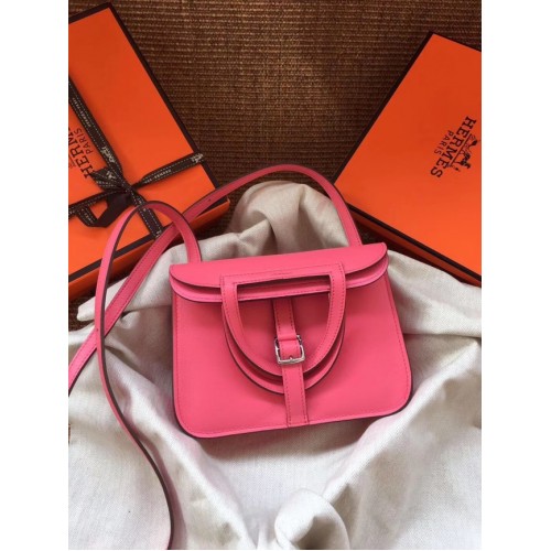 Hermes Original Halzan mini bag H069523 rose azalee