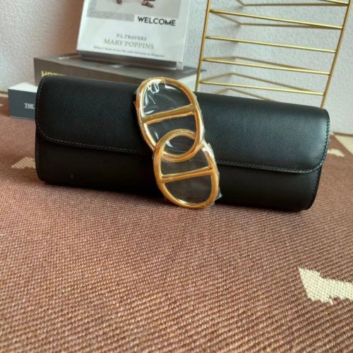 Hermes Original Swift Leather Clutch 36999 Black