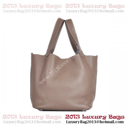 Torba Hermes Picotin Lock MM ze skóry Clemence 8616 Khaki