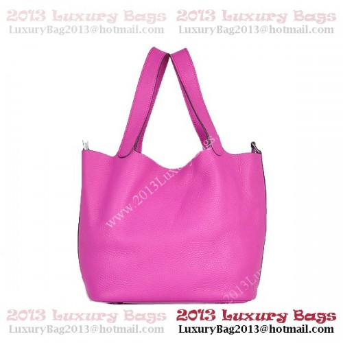 Torebka Hermes Picotin Lock MM ze skóry Clemence 8616 w kolorze brzoskwiniowym