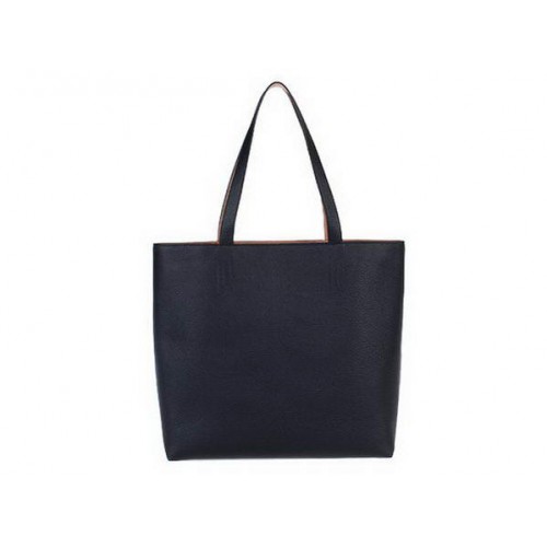 Torba na zakupy Hermes 36 cm Totes Clemence Leather Black