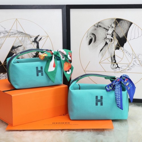 Hermes TROUSSE BRIDE-A-BRAC 25699 jasnoniebieski