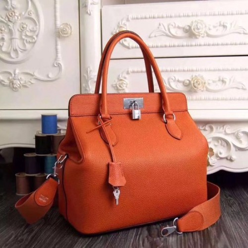 Torba narzędziowa Hermes Original Togo Leather H3259 Pomarańczowa