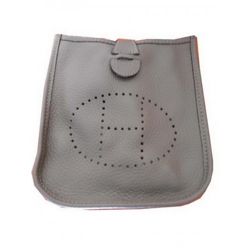 Hermes mini Evelyne Messenger Bag H1608S Szary