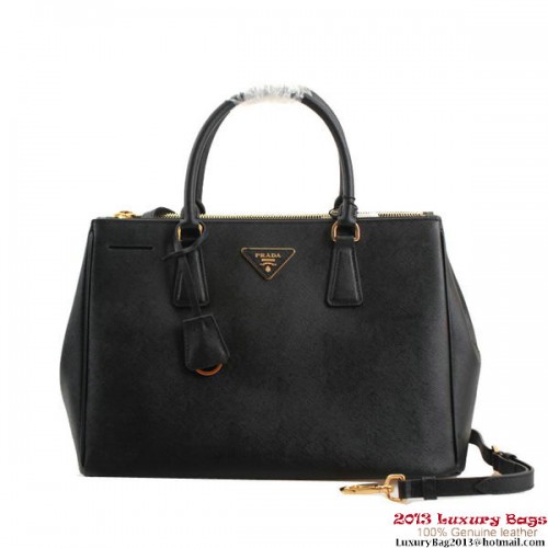 Podróbka torby Prada Saffiano Leather Tote Bag BN2274 w kolorze czarnym