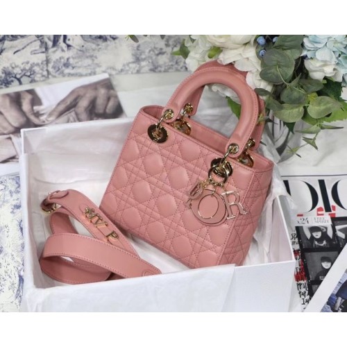 LADY DIOR MY ABCDIOR BAG Cannage Lambskin M0538O pink