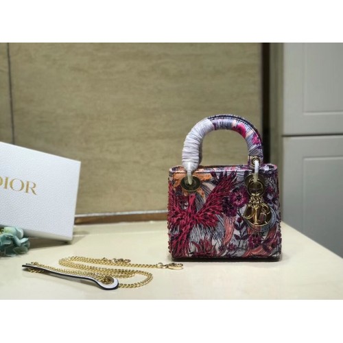 LADY DIOR haftowana skóra bydlęca AD0168-5