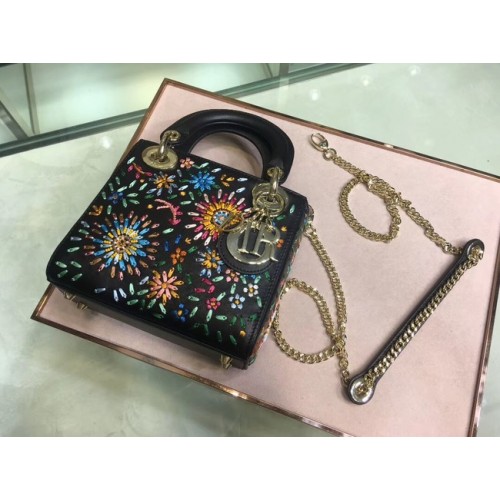 LADY DIOR haftowana skóra bydlęca M05055