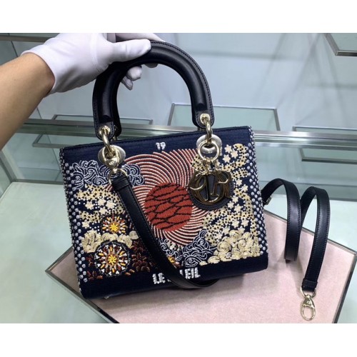 LADY DIOR haftowana skóra bydlęca M0565-2
