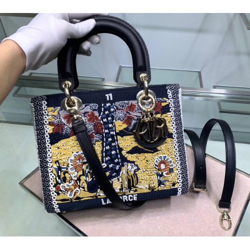LADY DIOR haftowana skóra bydlęca M0565-3