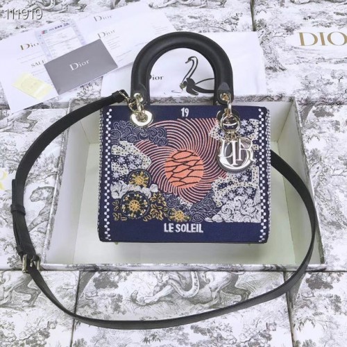 LADY DIOR haftowana skóra bydlęca M0565-5