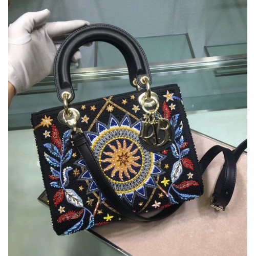 LADY DIOR haftowana skóra bydlęca M05651