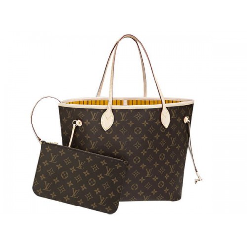 LOUIS VUITTON M40997 PŁÓTNO Z MONOGRAMEM NEVERFULL MM MIMOSA