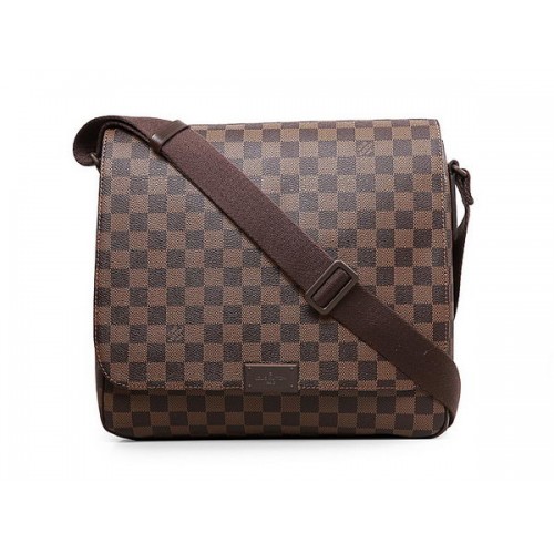 LOUIS VUITTON N41212 Damier Ebene Canvas District MM Torba listonoszka