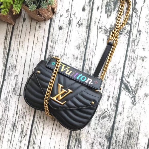 LOUIS VUITTON NEW WAVE TOREBKA NA ŁAŃCUSZKU PM M51683 czarna