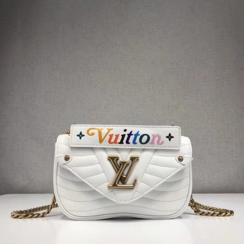 LOUIS VUITTON NEW WAVE TOREBKA NA ŁAŃCUSZKU PM M51683 biała
